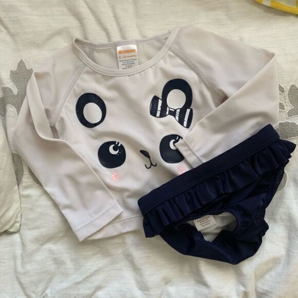 Gymboree baby 2pc bathing suit 6-12m